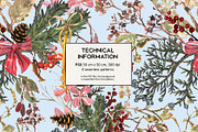 Frostwood. Christmas patterns, a Pattern Graphic by emeraldthue (Thumbnail 5 of 6)