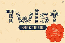 Twist n Whirl | Playful Display Font