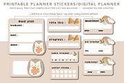 cute hedgehog digital sticker planne, a Design Template by hanacrochetdesign (Thumbnail 6 of 7)