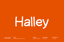 Halley Handwritten Typeface