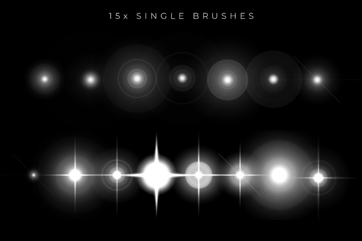 Star Photoshop Brushes, a Brush Add-On by Dene Studios (Photo 2 of 9)
