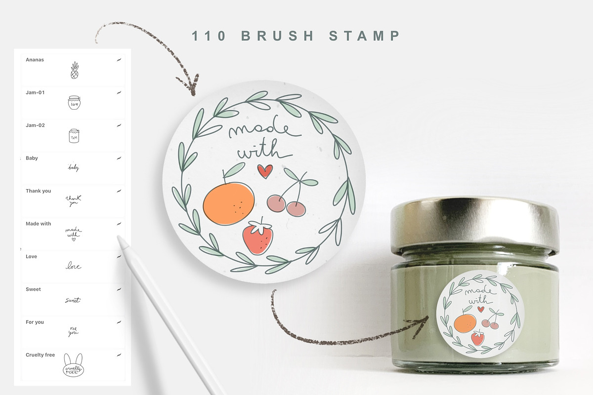 Love Lab Label Toolkit, a Brush Add-On by Rosangela Curti (Photo 9 of 10)