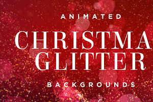 Red Glitter Background Video Loops