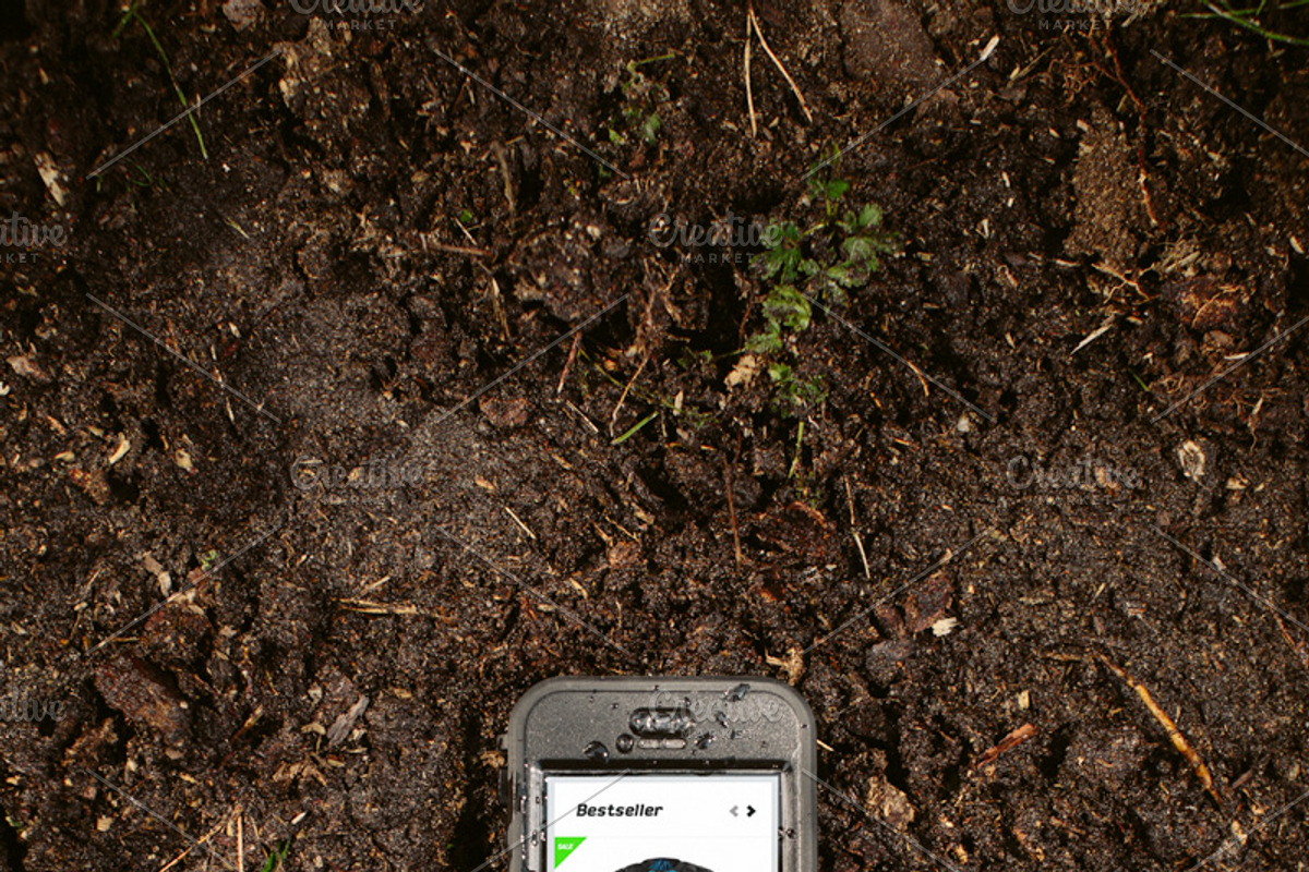iPhone Dirt Mockup Set, an iPhone Mockup by Mockura (Photo 3 of 5)