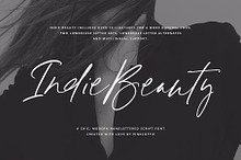 Indie Beauty Chic Handlettered Font