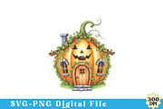 Magical Fall PNG, Halloween PNG, an Illustration by Watercolor design (Thumbnail 1 of 3)