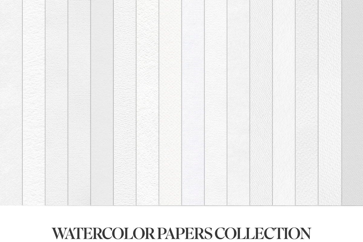 Watercolor Papers Collection, a Texture Graphic by Les Frolova (Photo 7 of 9)