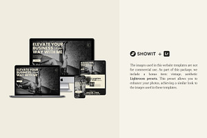 Cyllene Showit Sales Page Template