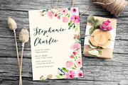 Pink Delight - Watercolor Clipart, a Decorative Illustration by wulano (Thumbnail 3 of 7)