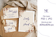 Boho Invitation Suite Card Mockup, a Mockup by Mie Mockup Studio (Thumbnail 4 of 7)