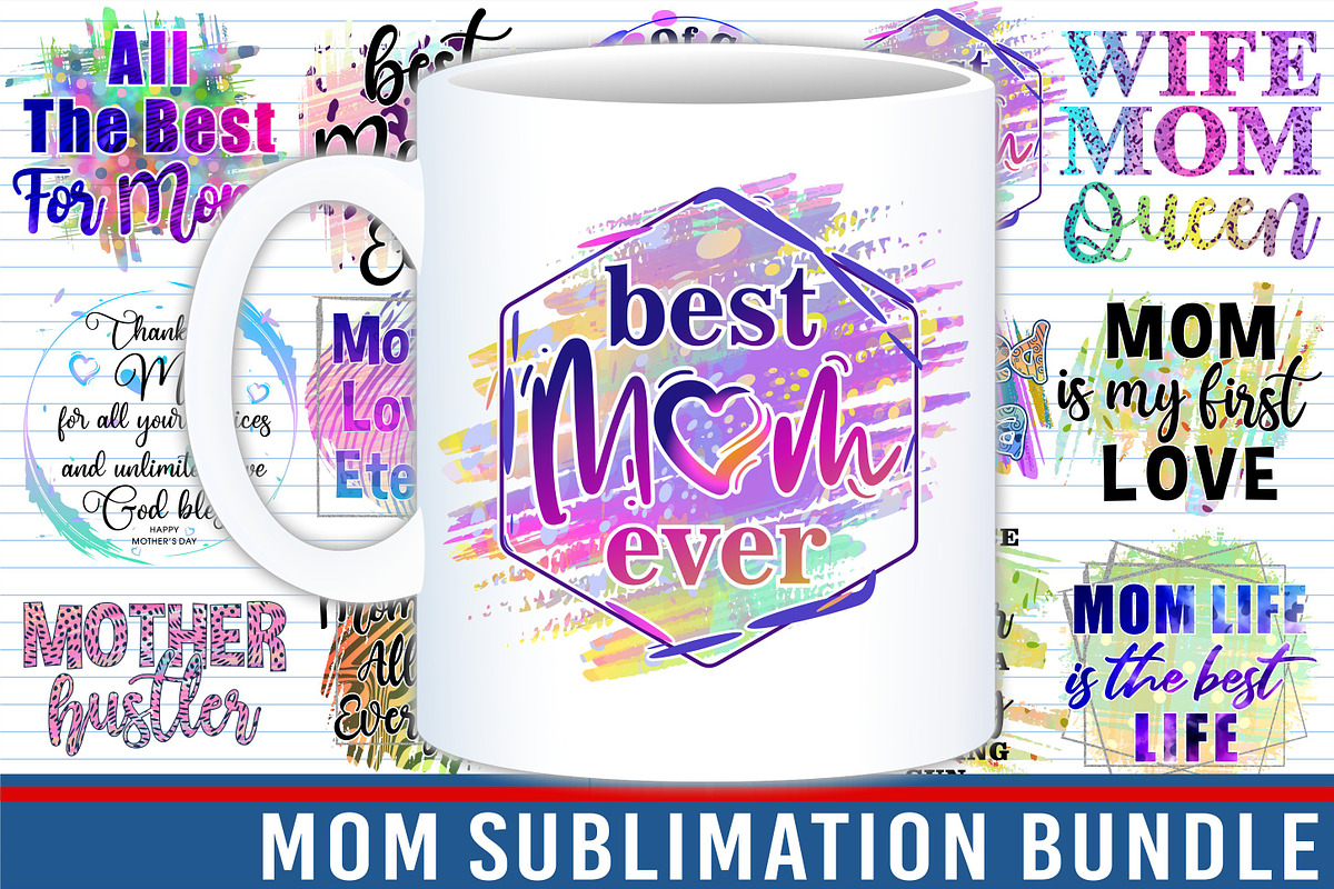 Mothers Day SVG Design Bundle, an Object Graphic by D2PUTRI (Photo 9 of 27)