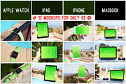 holiday mockups // complete pack, an App Template by The Drone Shop (Thumbnail 1 of 5)