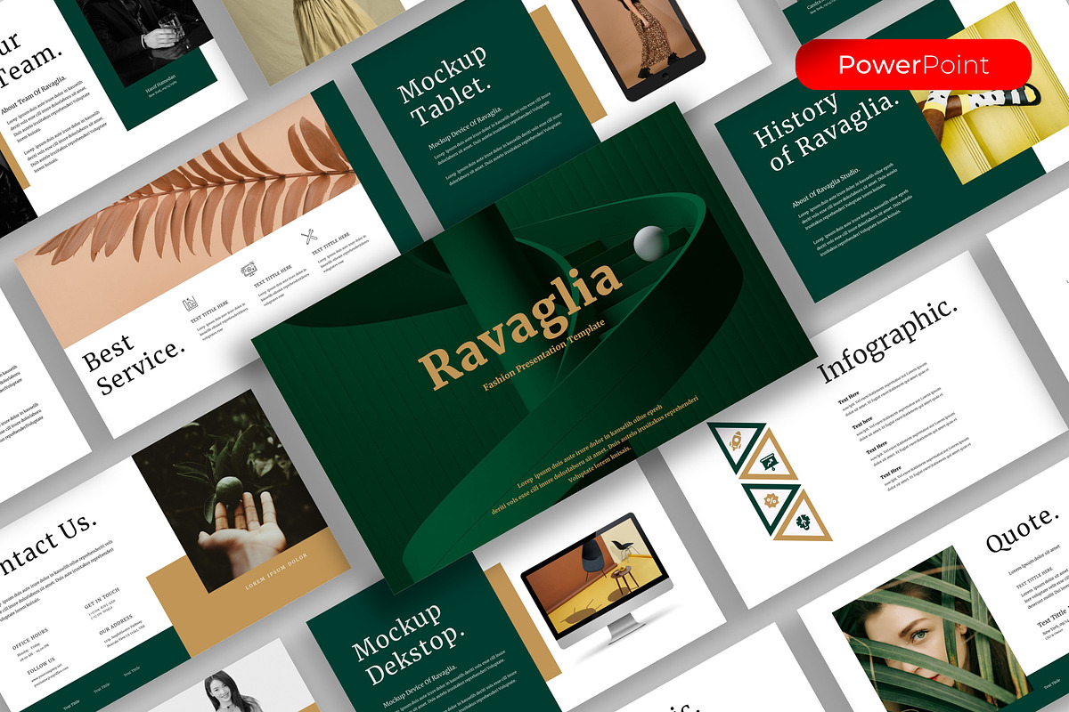 Ravaglia – Business PowerPoint, a Presentation Template by kreatifreya (Photo 1 of 5)