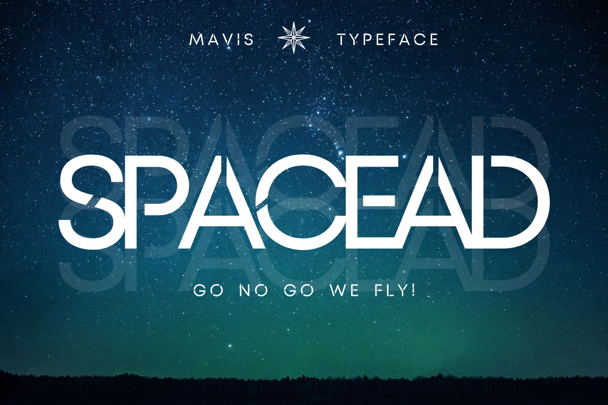 MAVIS SANS - FUTURISTIC TYPEFACE, a Sans Serif Font by CCS Type (Photo 11 of 20)