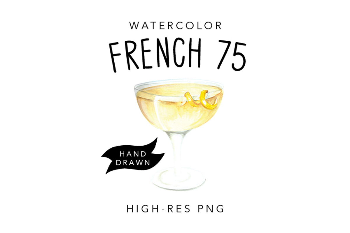 Watercolour Cocktail Illustration, a Food Illustration by MumAndMe (Photo 1 of 2)