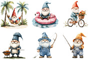 Summer Gnome Clipart, a Seasonal Illustration by DreamArtGraphic (Thumbnail 4 of 4)