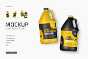 1 Gal Plastic Jug Mockup Set, a Cups & Container Mockup by Country4k (Thumbnail 1 of 4)