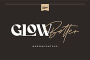Glow Better - Modern Font Duo, a Serif Font by ErgibiStudio (Thumbnail 1 of 13)