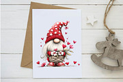 Whimsical Valentine Gnome Clipart, an Illustration by Design Market (Thumbnail 4 of 5)