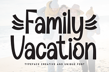 Family Vacation | Script Font