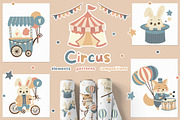 Circus - Baby Clipart & Patterns, a Decorative Illustration by JT_Design_Art (Thumbnail 1 of 9)