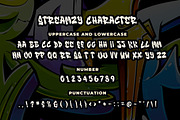 Streamzy Graffiti Font- INTRO SALE, a Blackletter Font by Blankids Studio (Thumbnail 5 of 6)