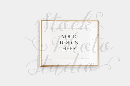 Frame Mockup Stock Photo