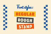 Vilanders - Vintage Stamp Font, a Script Font by Edignwn Type (Thumbnail 9 of 10)