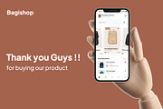 Bagishop - E Commerce App UI Kits, an App Template by Minialis (Thumbnail 6 of 6)