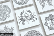 530 Vector Mandala Ornaments, an Animal Illustration by pixaroma (Thumbnail 3 of 55)