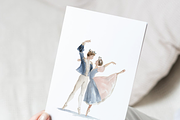 Winter Ballet Clipart Set, a Decorative Illustration by Pati Paints (Thumbnail 9 of 11)