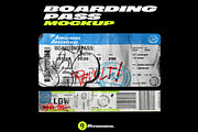 Mockup Boarding Pass, a Product Mockup by HYPER HIROⓇ (Thumbnail 1 of 4)
