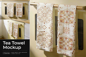 Tea Towel Mockup, a Product Mockup by Pitchlook.Studio