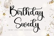 Birthday Sweety, a Handwritten Font by InermediaSTUDIO (Thumbnail 1 of 8)