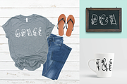 Capital Font Bundle, 8 fonts, a Script Font by Rachel White Art (Thumbnail 9 of 17)