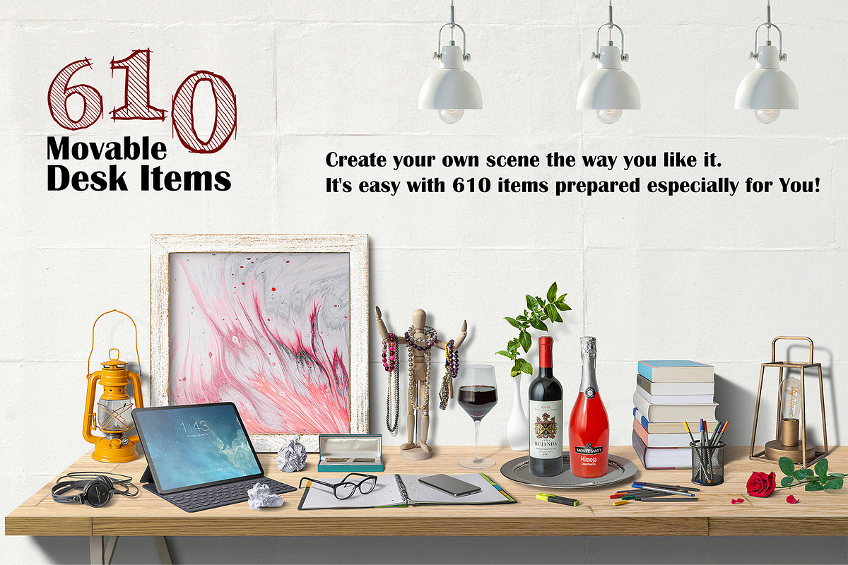 Scene Creator 5K Mockup (All in One), a Books & Magazine Mockup by Zabiegala MP (Photo 3 of 14)