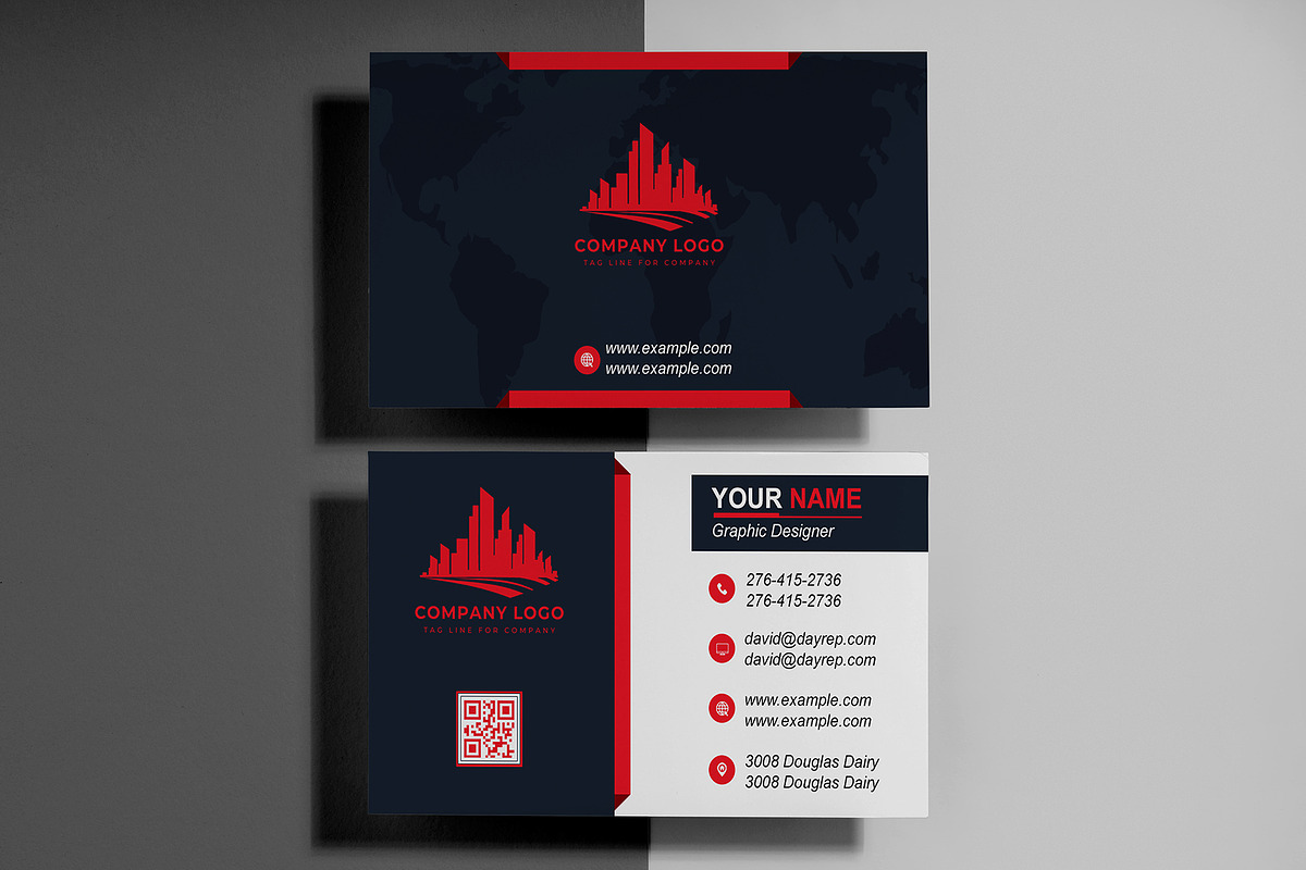 Sleek Business Card PSD preview 2