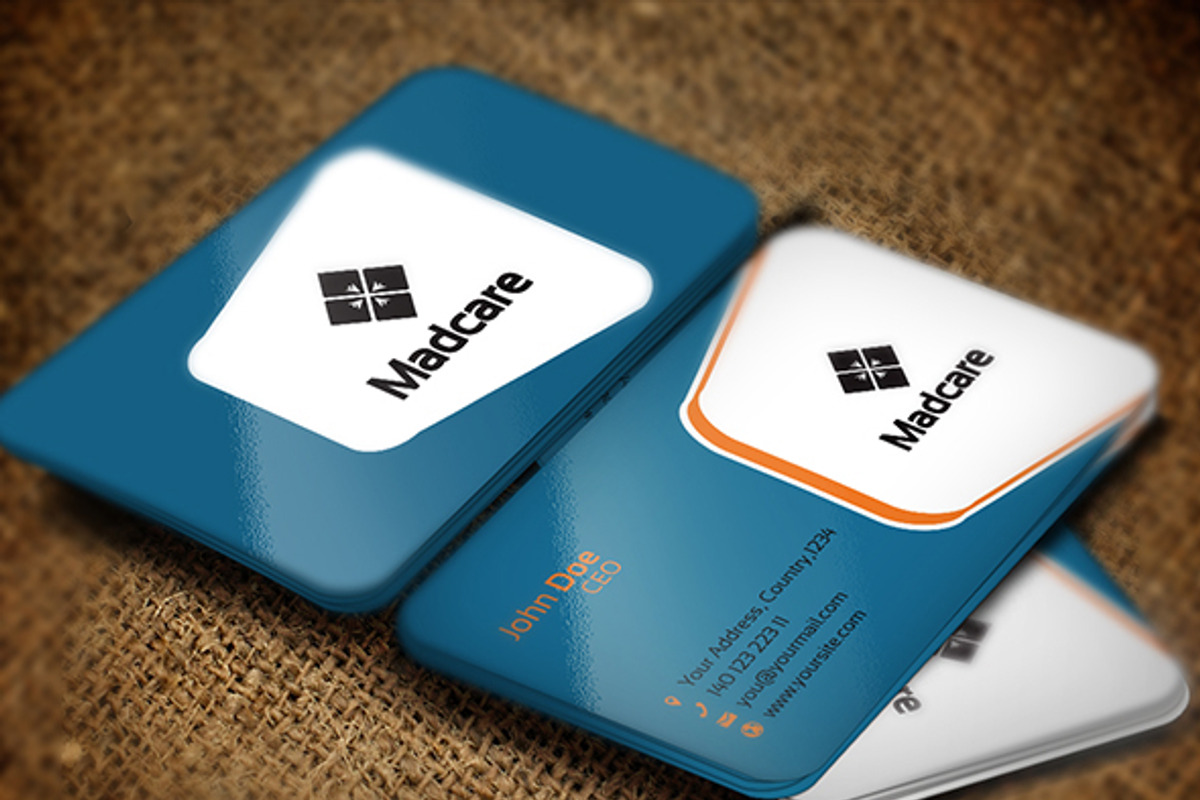 Madcare Business Card, a Business Card Template by Zia Grfx (Photo 1 of 2)