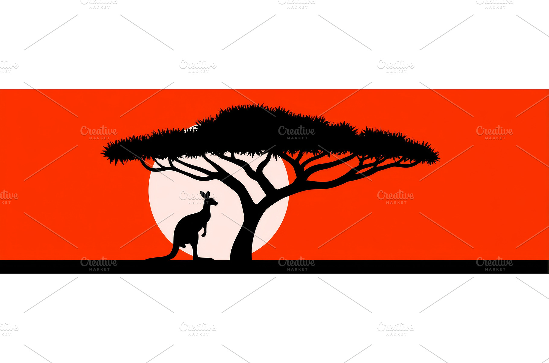 Outback Solitude features a Stylized, an Animal Photo by ZinetroN