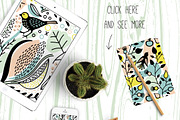 Birds&Plants, a Pattern Graphic by Daria Miazhevich (Thumbnail 3 of 3)