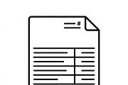 43 Minimal Everyday Payment Icon Set, an Outline Icon by adenpinkstore (Thumbnail 7 of 13)