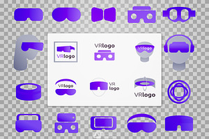 Virtual Reality Logo Templates