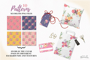 Festival Patterns Floral Flowers Set