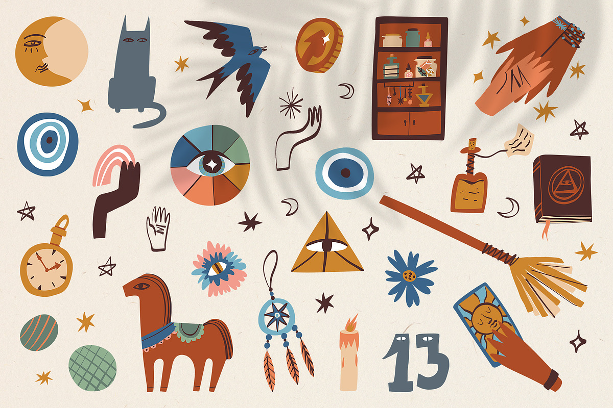 Magical Arts graphic collection, a Person Illustration by Paper Cherry (Photo 2 of 23)