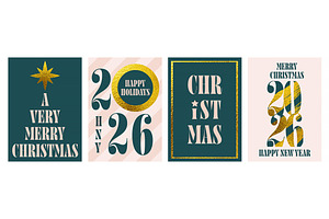 Christmas Elegant card design
