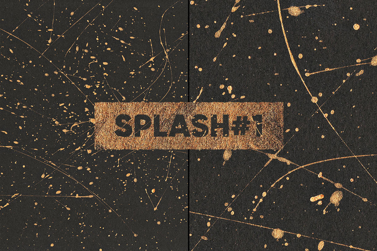 9 Macro Golden Paint Textures, a Texture Graphic by measyn (Photo 8 of 14)
