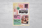 Y2K Birthday Party Flyer Templates, a Flyer Template by BrandPacks (Thumbnail 4 of 4)