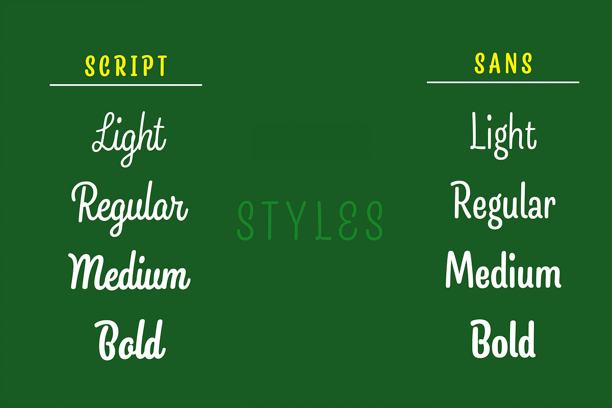 Snooker Script & Sans preview 2