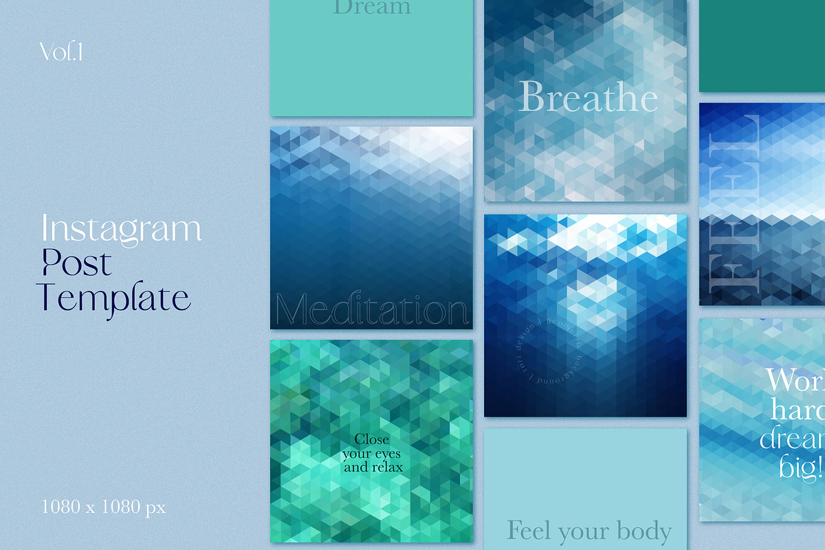 Water Geometric Background preview 3