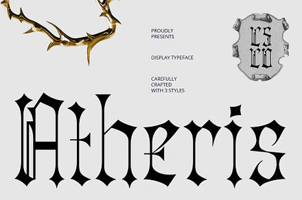 Atheris – Blackletter Font, a Blackletter Font by Craft Supply Co.